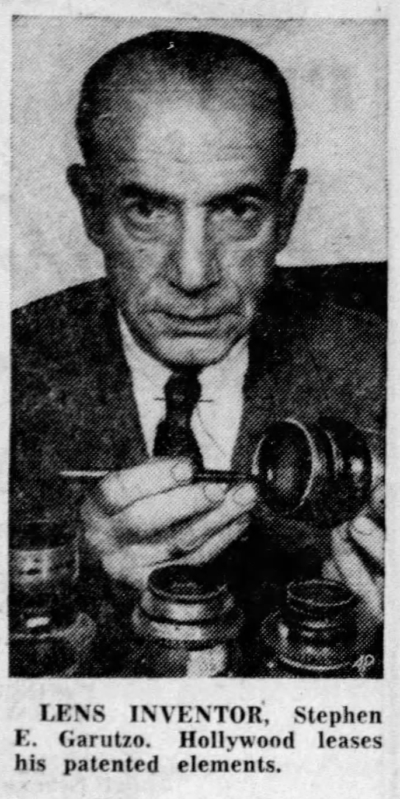 Stephen Garutso ou l’Histoire d’une Optique Disparue - Union des Chefs Opérateurs