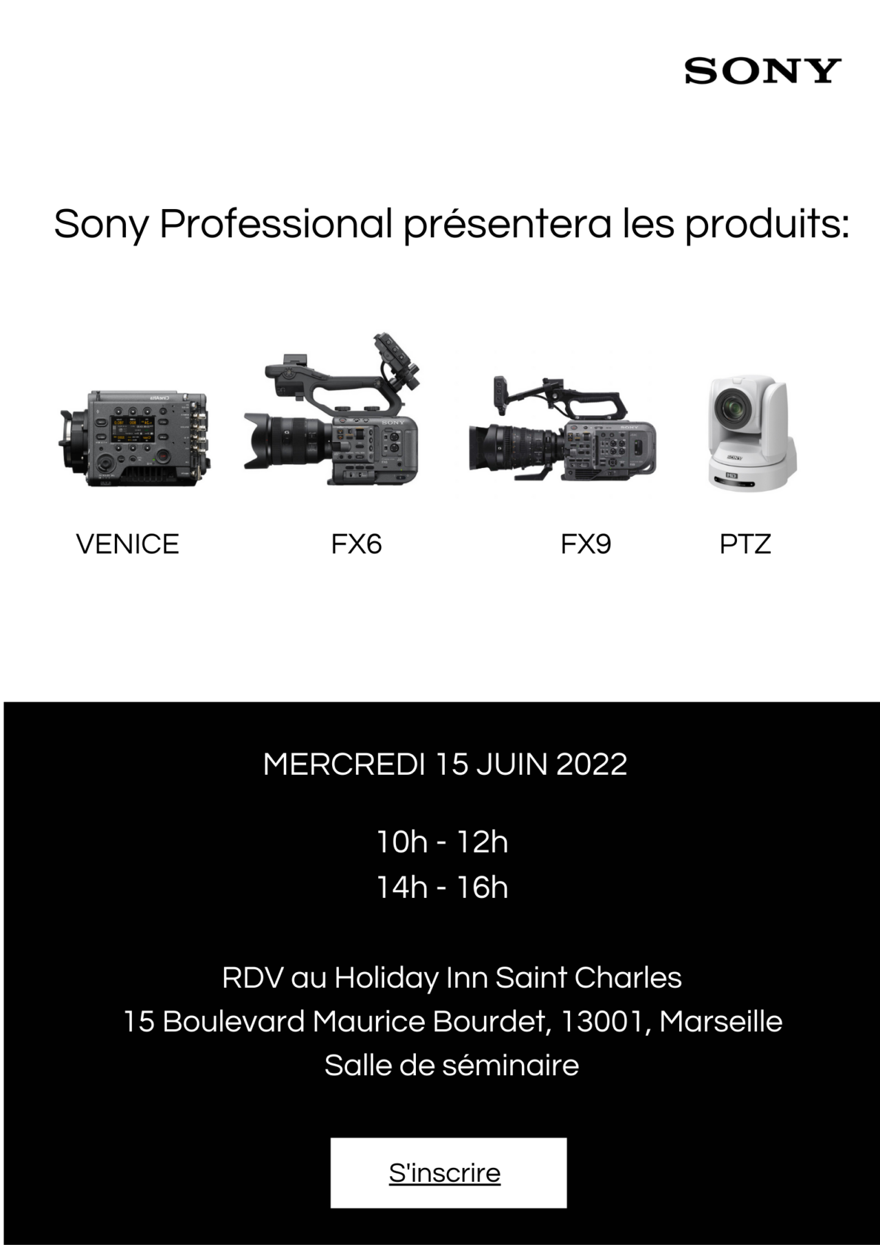 Sony Professional à Marseille - Union des Chefs Opérateurs
