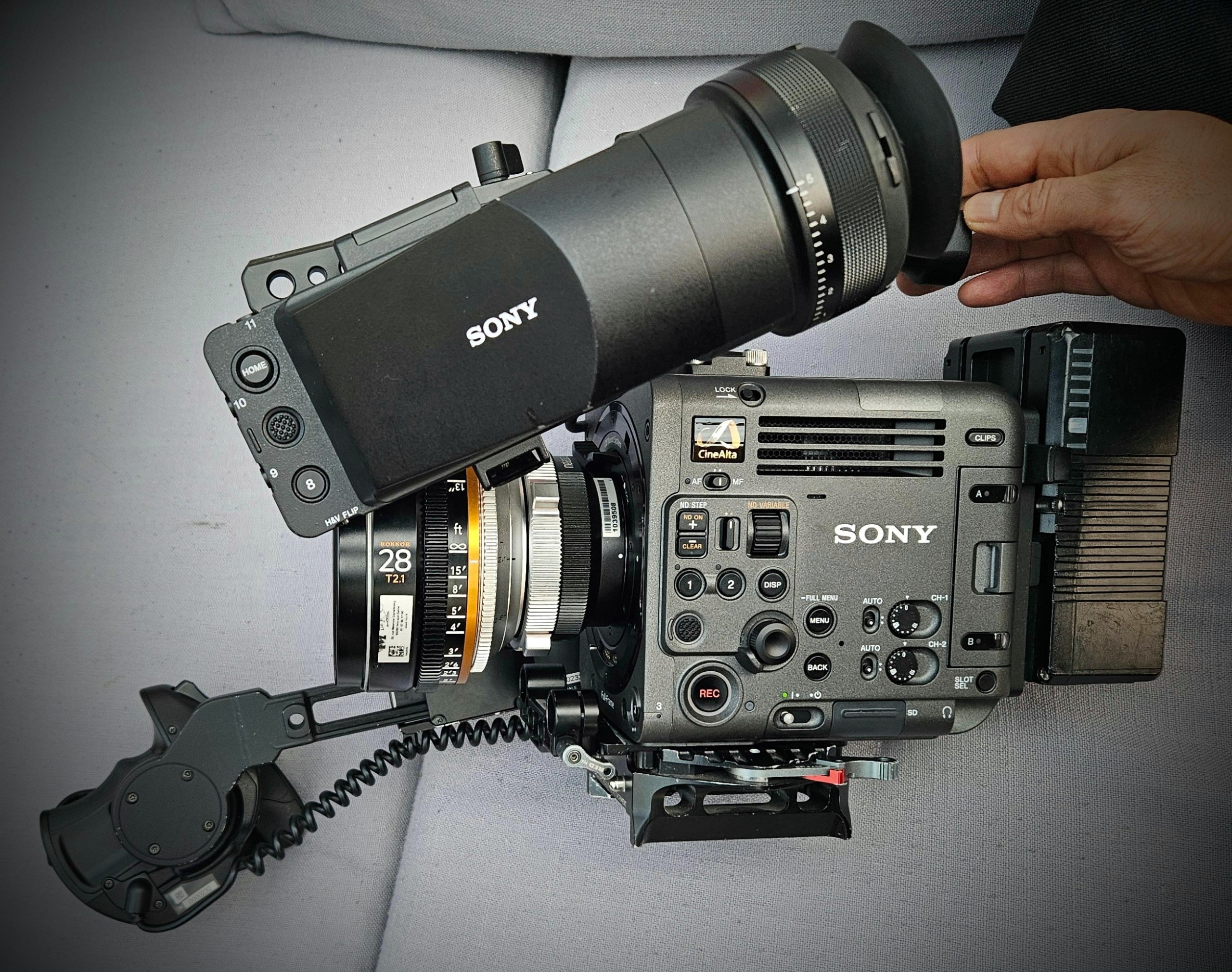 La Sony Burano ici avec une optique Minolta Rokkor.